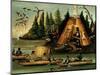Micmac Tribe Hunters and Fishermen-null-Mounted Giclee Print