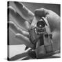 Micro Camera Resting in Palm of Hand-Andreas Feininger-Stretched Canvas