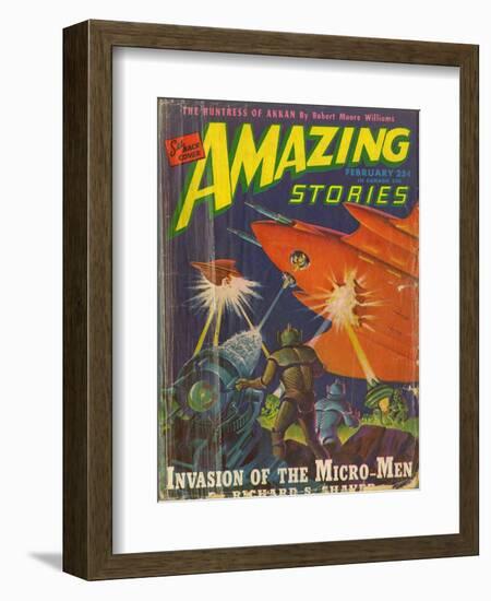 Micro-Men Invasion 1946-null-Framed Art Print