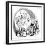 Microbiology Caricature, 19th Century-Science Photo Library-Framed Photographic Print