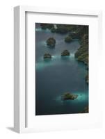 Micronesia, Palau, Aerial View of Rock Islands and World Heritage Site-Stuart Westmorland-Framed Photographic Print