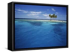 Micronesia, Tonowas, View of Idyllic Tropical Dublon Island-Stuart Westmorland-Framed Stretched Canvas