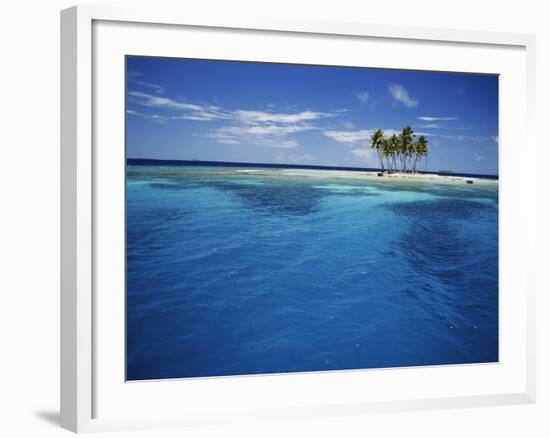 Micronesia, Tonowas, View of Idyllic Tropical Dublon Island-Stuart Westmorland-Framed Photographic Print