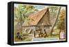 Micronesian Long House, Caroline Islands-null-Framed Stretched Canvas