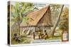 Micronesian Long House, Caroline Islands-null-Stretched Canvas