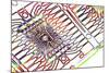Microprocessor Chip, Artwork-PASIEKA-Mounted Photographic Print