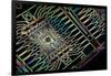 Microprocessor Chip, Artwork-PASIEKA-Framed Photographic Print