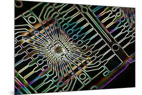 Microprocessor Chip, Artwork-PASIEKA-Mounted Premium Photographic Print
