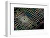 Microprocessor Chip, Artwork-PASIEKA-Framed Photographic Print