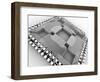 Microprocessor Chip, Computer Artwork-PASIEKA-Framed Photographic Print