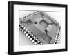 Microprocessor Chip, Computer Artwork-PASIEKA-Framed Photographic Print