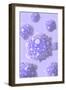 Microscipic View of Pancreatic Cancer Cells-null-Framed Art Print