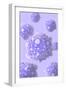 Microscipic View of Pancreatic Cancer Cells-null-Framed Art Print