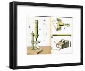 Microscope 1882-null-Framed Art Print