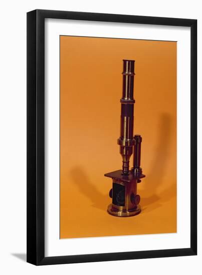 Microscope Belonging to Louis Pasteur-French School-Framed Giclee Print