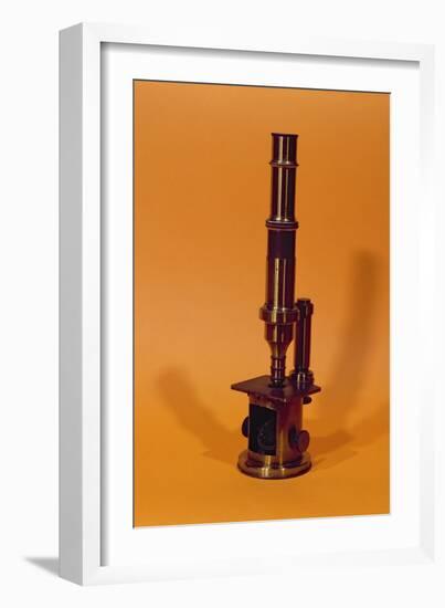 Microscope Belonging to Louis Pasteur-French School-Framed Giclee Print