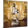 Microscope-null-Mounted Photographic Print