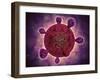 Microscopic View of a Microbe-null-Framed Art Print