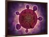 Microscopic View of a Microbe-null-Framed Art Print