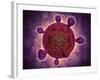 Microscopic View of a Microbe-null-Framed Art Print