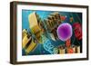 Microscopic View of Animal Cell Nucleus-null-Framed Art Print