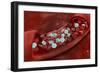 Microscopic View of Blood Clotting Inside the Artery-null-Framed Art Print