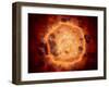 Microscopic View of Canine Parvovirus-null-Framed Art Print