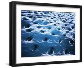 Microscopic View of Dentine-null-Framed Art Print