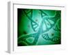 Microscopic View of DNA-Stocktrek Images-Framed Premium Photographic Print