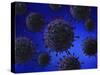 Microscopic View of Herpes Virus-null-Stretched Canvas