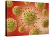 Microscopic View of Herpes Virus-null-Stretched Canvas