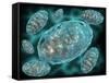 Microscopic View of Mitochondria-Stocktrek Images-Framed Stretched Canvas