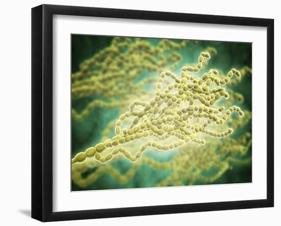 Microscopic View of Penicillium Expansum-null-Framed Art Print