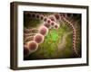 Microscopic View of Streptococcus Pneumoniae-Stocktrek Images-Framed Photographic Print