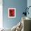 Microscopic View of Tumor-null-Framed Art Print displayed on a wall