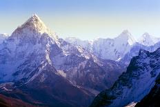 Himalaya Mountains-Microstock Man-Mounted Photographic Print