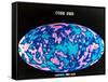 Microwave Map of Whole Sky, C1990S-null-Framed Stretched Canvas