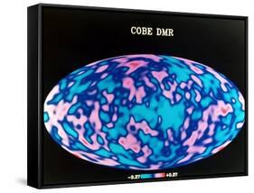 Microwave Map of Whole Sky, C1990S-null-Framed Stretched Canvas