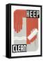 Mid-20th century print encouraging people to embrace cleanliness and observe hygiene.-Vernon Lewis Gallery-Framed Stretched Canvas