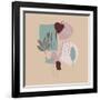 Mid Century 3-Siotia Swati-Framed Art Print