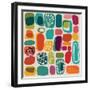 Mid-Century Abstract-Cyborgwitch-Framed Art Print