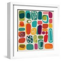 Mid-Century Abstract-Cyborgwitch-Framed Art Print