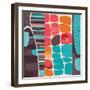 Mid-Century Abstract-Cyborgwitch-Framed Art Print