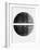 Mid Century Black Half Circles-Eline Isaksen-Framed Art Print