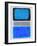 Mid Century Blue and Light Blue Study-Eline Isaksen-Framed Art Print