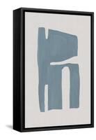 Mid Century Blue II-Orara Studio-Framed Stretched Canvas