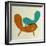 Mid Century Chair Collage II-Anita Nilsson-Framed Art Print