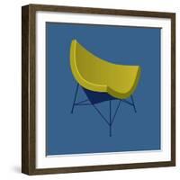 Mid Century Chair I-Sloane Addison ?-Framed Art Print