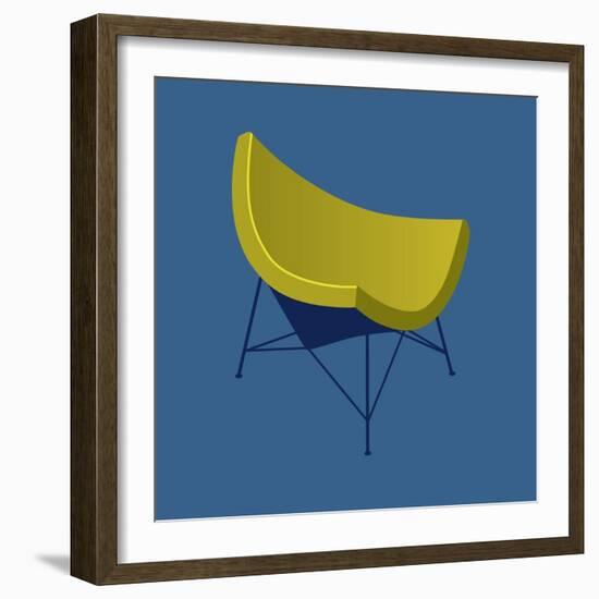 Mid Century Chair I-Sloane Addison ?-Framed Art Print