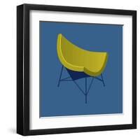 Mid Century Chair I-Sloane Addison ?-Framed Art Print